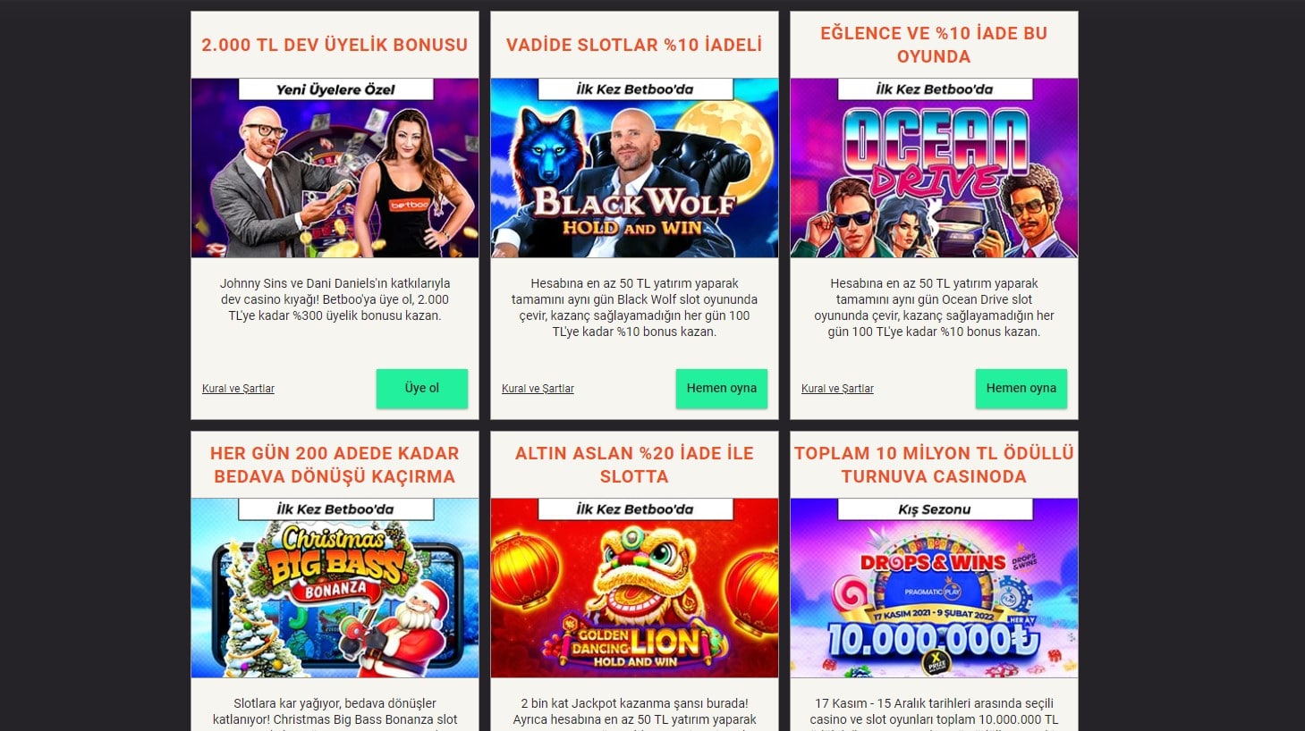 betboo bonuslari ve kampanyalari nelerdir